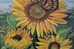 Sonnenblumen_Auftragsarbeit_2025_50x60_OaL