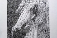 DotArt_arabisches-Vollblut_A4_Tinte-auf-Papier